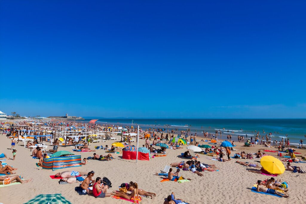 la plage de Carcavelos