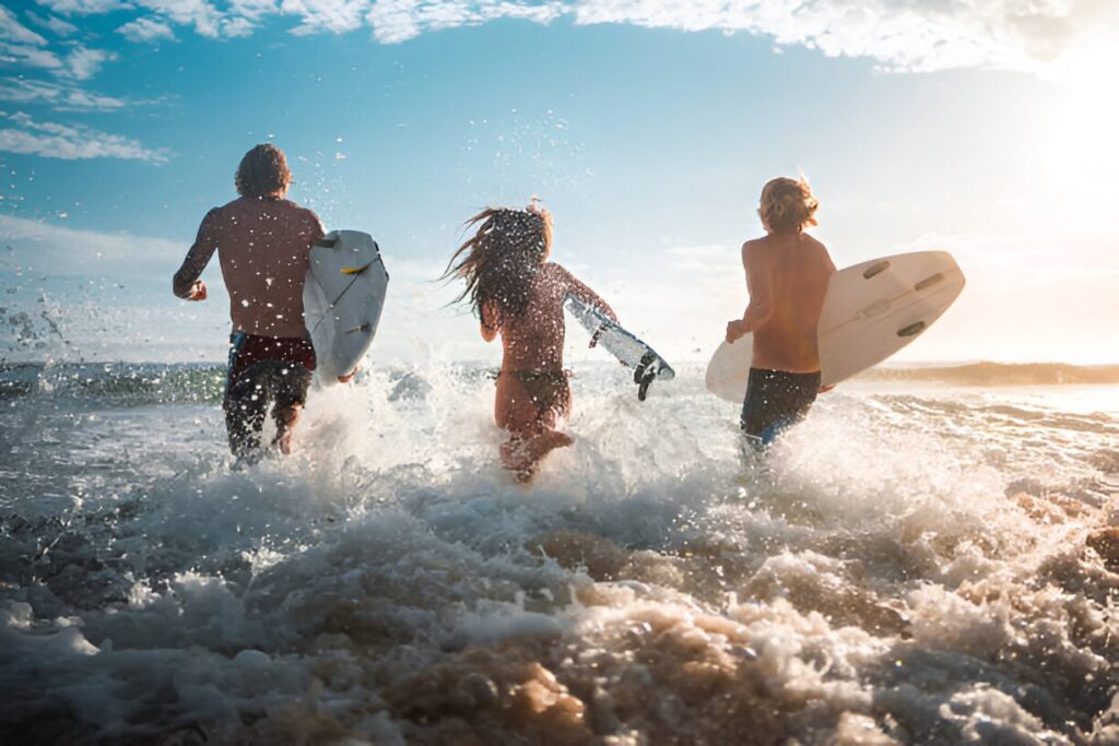 Que faire en Bretagne ? Faire du surf à la plage de la Torche
